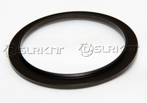 Aluminum Black 55mm-58mm 55-58 mm Step Up Filter Ring Stepping Adapter