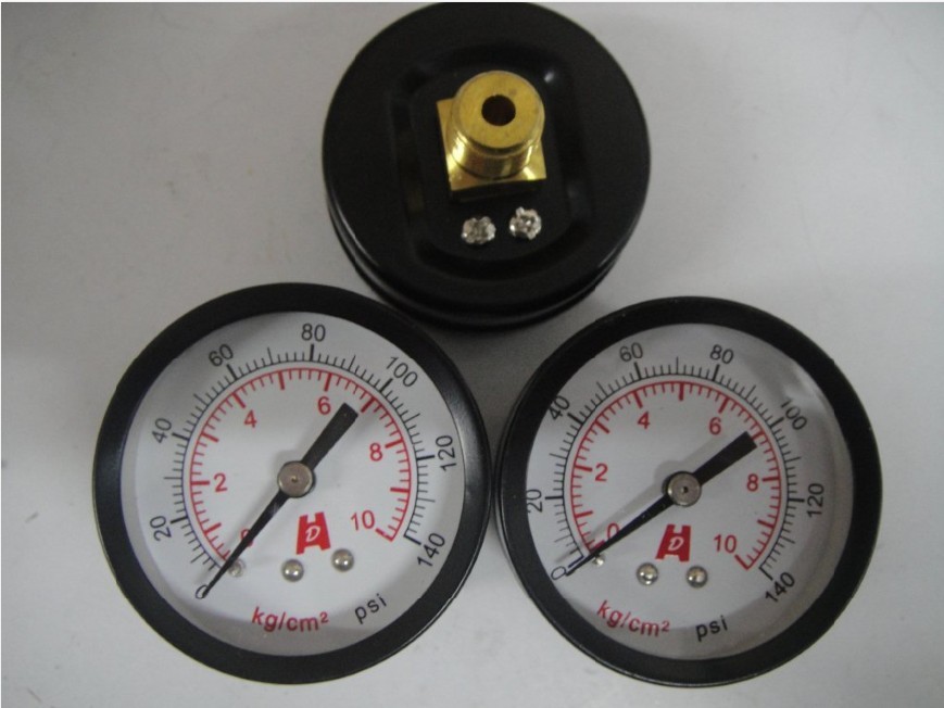 10bar 10kg/cm2  manometer 1.5" 40mm 140psi  pressure gauge PT1/8" with U-clamp 