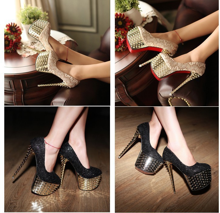 Aliexpress.com : Buy 7 inch heels Women\u0026#39;s sexy red bottom stiletto ...