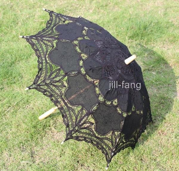 Buy lace parasol lace umbrella lace wedding parasol Battenburg White Lace 
