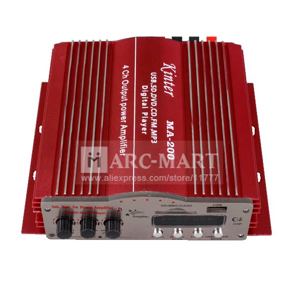 ... 500w 12v auto versterker met usb-poort voor mp3 mp4 auto boot #am154