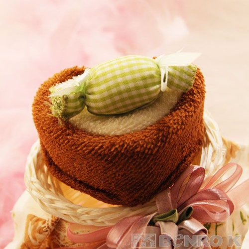 Latest 5pcs lot towel cake wedding souvenirs wholesale and retail MX 052