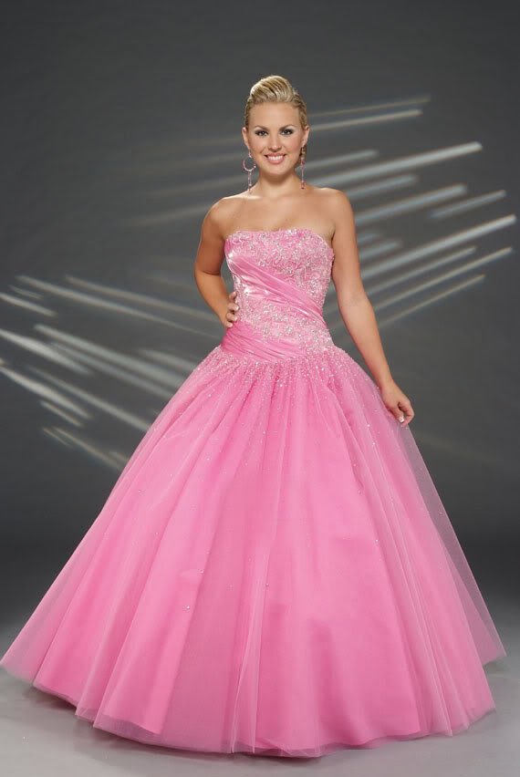 Free Shipping New Sexy Stock LightPink Wedding Dress Prom Gown Sizes6