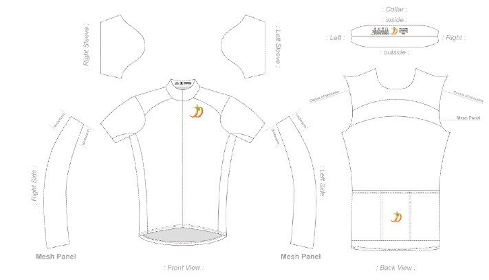 luxury cycle jersey template sketch resume ideas