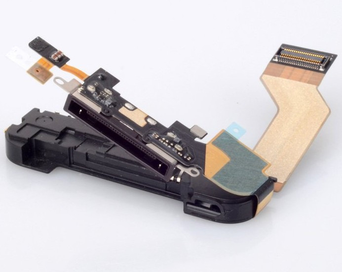 Replacement Charging Port Dock Connector Flex Cable Assembly For iPhone 4S 2