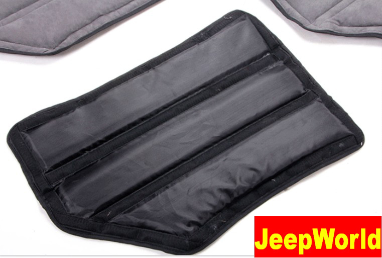 Jeep soft top insulation #5