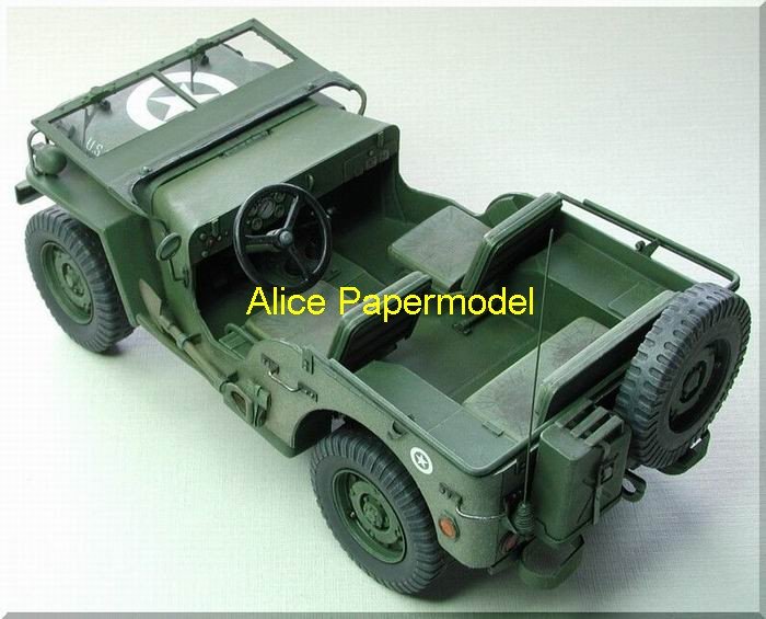 M38a1 jeep model toy #2