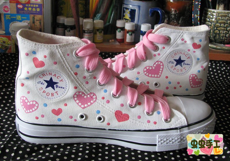 Canvas Shoe Drawings