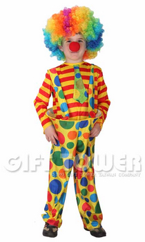 kids cute clown costumes/cosplay costumes for boys...