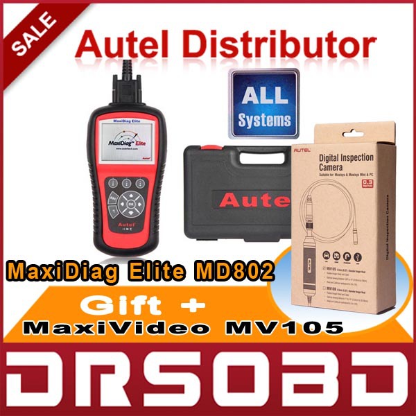 100% original Autel code reader Maxidiag Elite MD8...