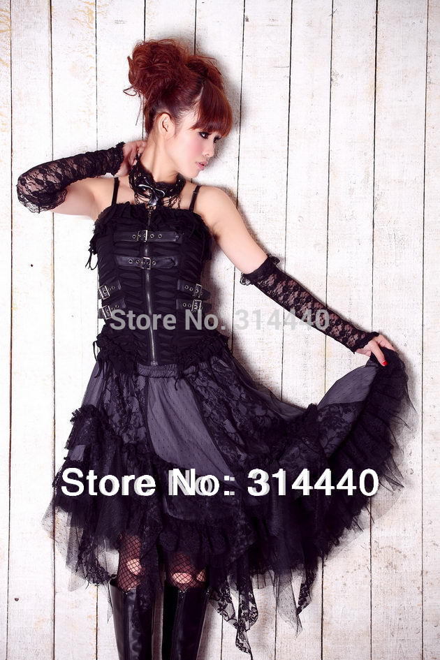 RQ-BL Top Seller Visual Rock Clothing Gothic Skirt...