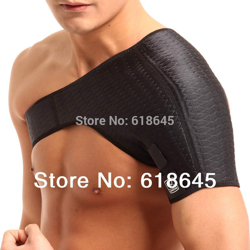 adjustable single shoulder protection sports shou...