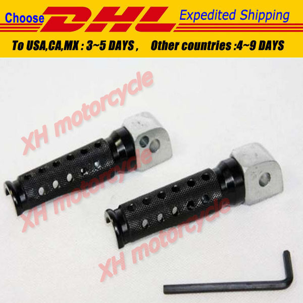 motorcycle partsBlack Front Foot Pegs For FZR 600...