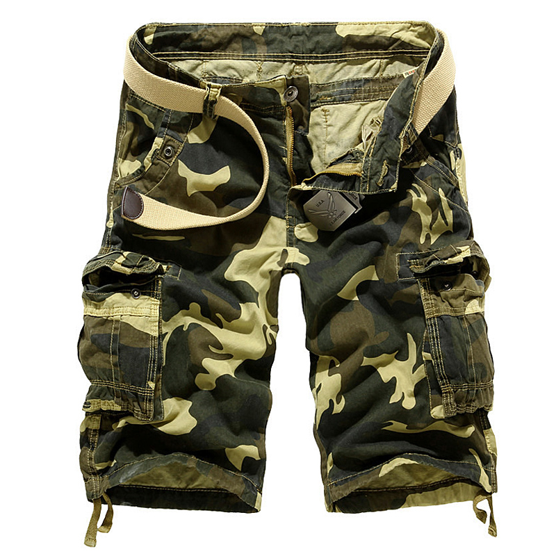 2014 summer Men\'s cotton cargo pants fashion loose...