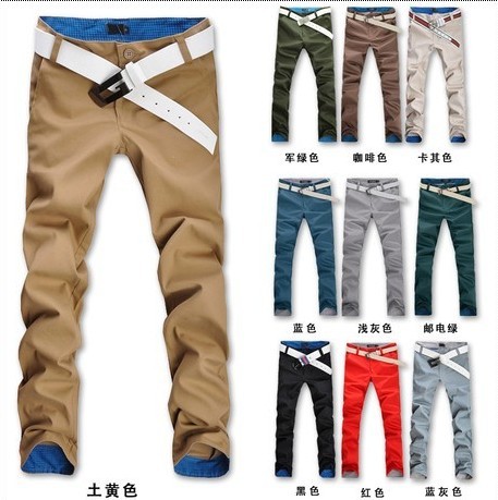 Free shipping! Hot fashion fit mens casual pants n...
