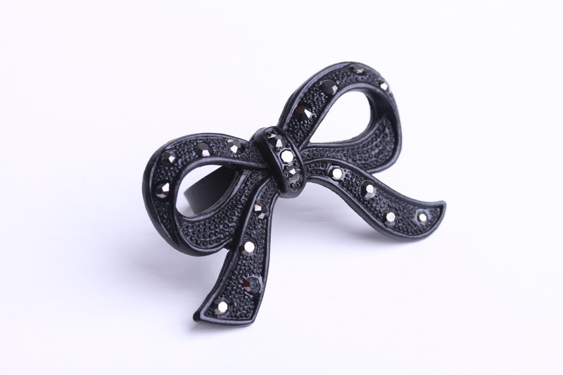 RQ-BL Sweet lolita bow ring 1005