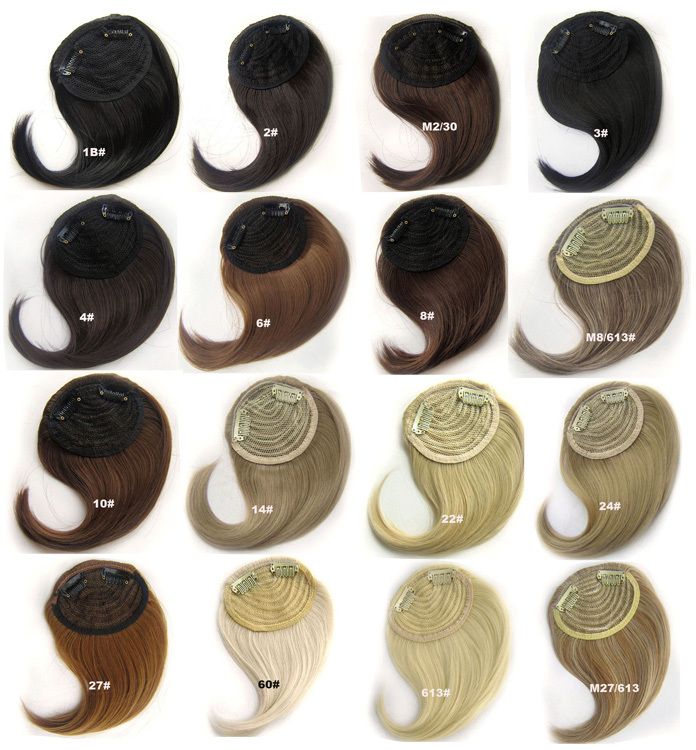 17 Colors+Free Shipping Fringe Natural Hair Bangs ...