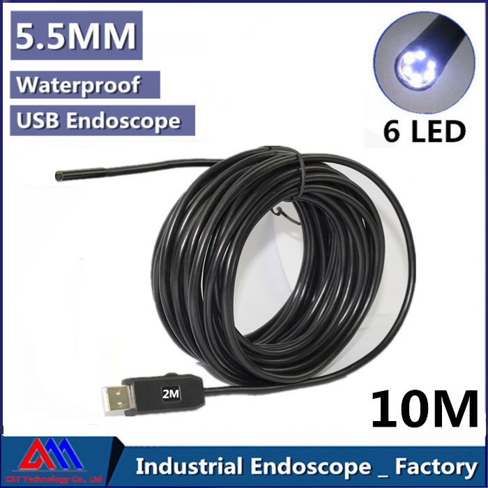 Factory Outlet HD 720P Mini 10M cable 5.5mm Endos...