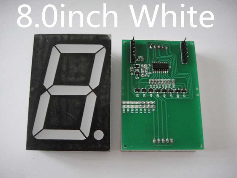 New 5V 74HC595 1-Digit White LED Display Module 7...