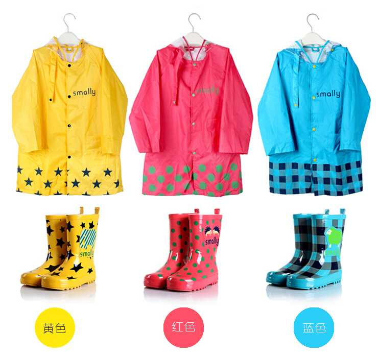 Raincoats for kids two-piece children boots girls ...