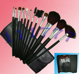 12PCS Pro Makeup Brush Cosmetic Brushes Set And Ca...