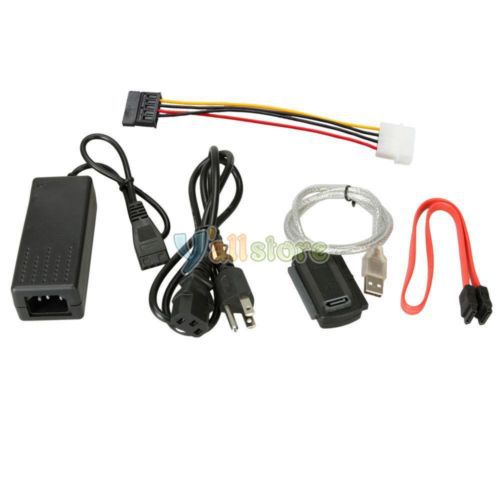 USB TO IDE SATA S-SATA Converter CABLE Adaptor w/ ...