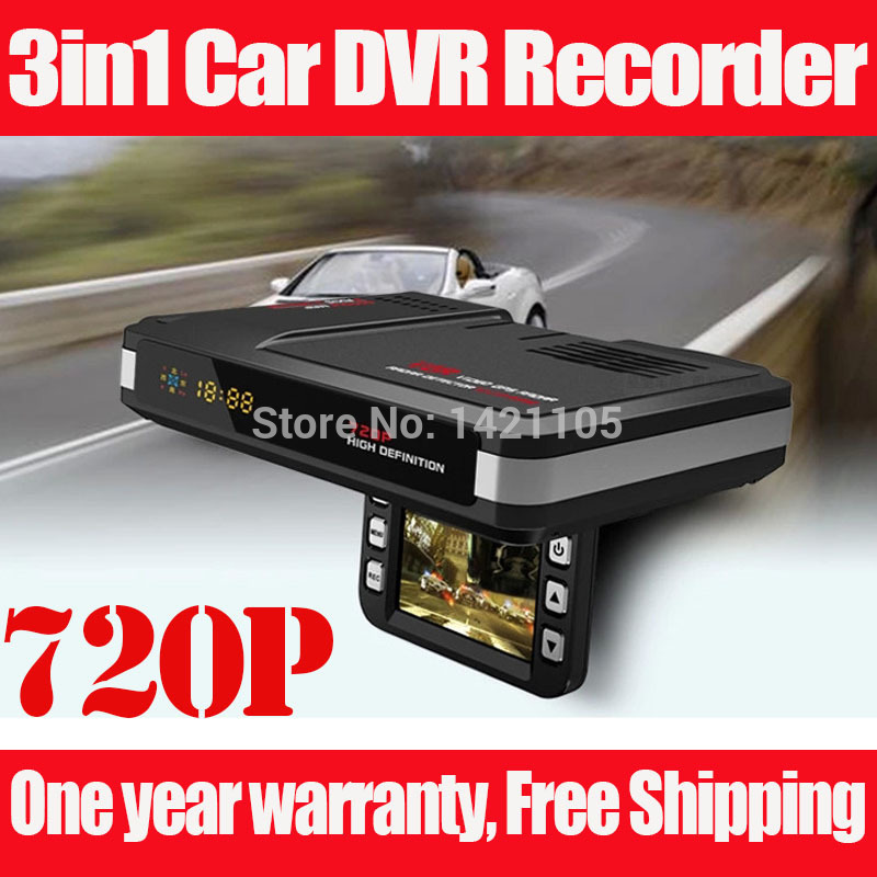 Free shipping New Car video recorder/Radar Laser s...