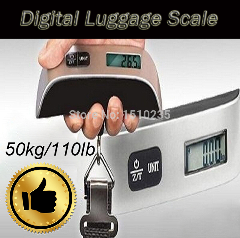 Samrt hanging luggage scale portable digital bagga...