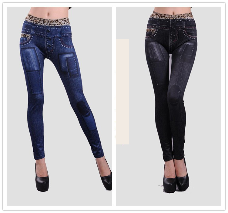 ZL Low promotion Patches Print Leggings Jeans For ...