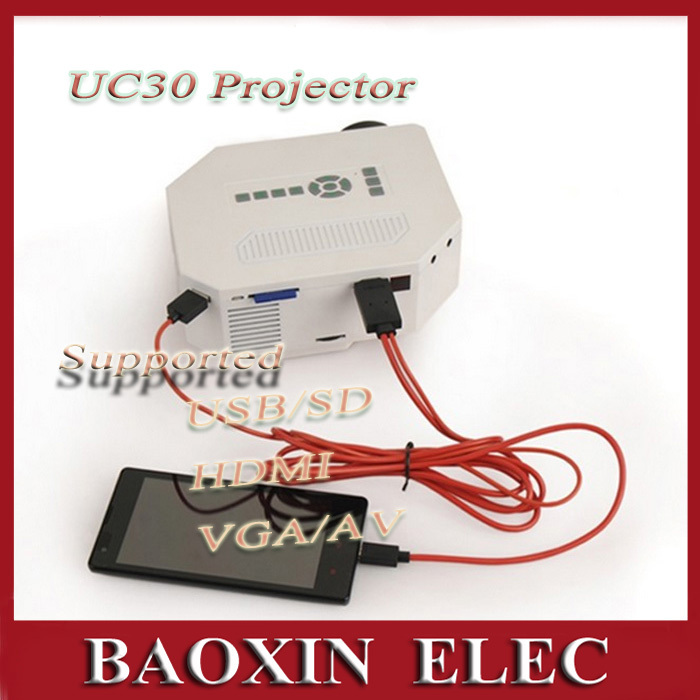 HD mini Projector UC30 LED Home cinema Multimedia ...