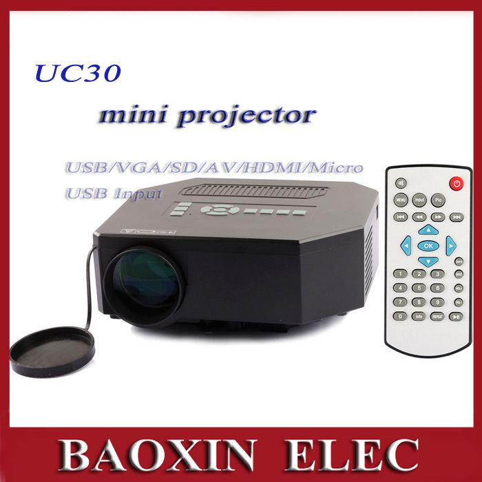 UC30 Projector HD Support full 1080P LED Proyector...