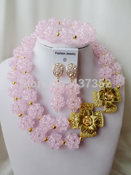 2015 Gorgeous baby pink crystal ball costume niger...