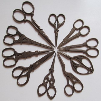 2015 New Vintage Retro Cute Scissors Sewing Embroi...