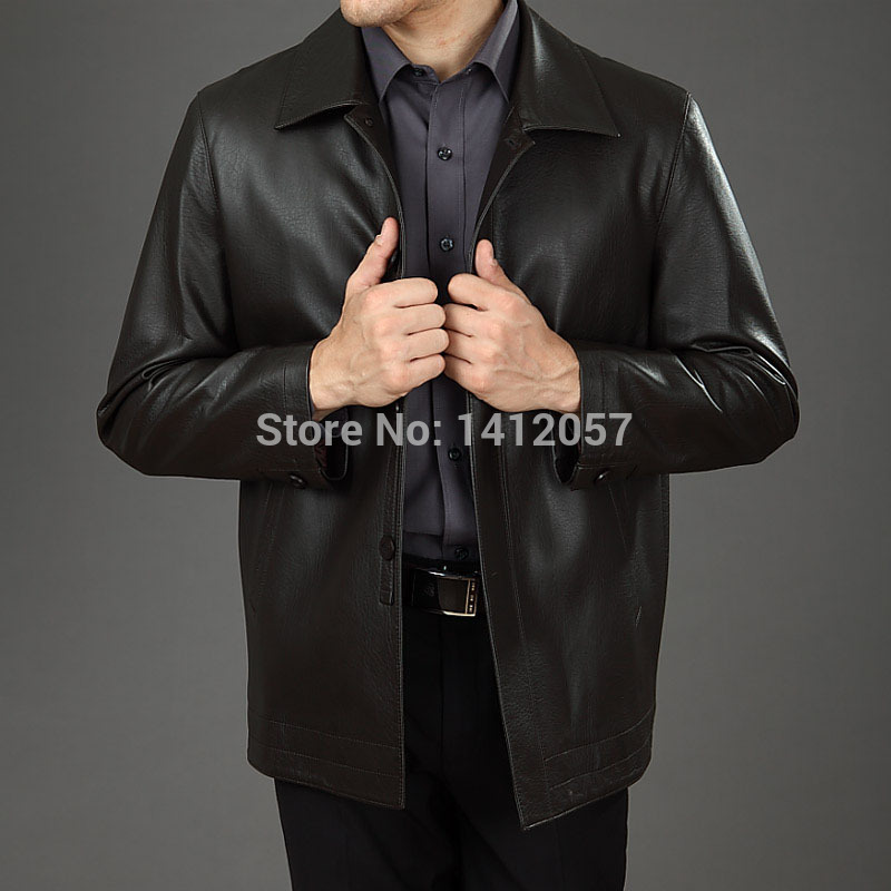 2014 Mens Leather Jackets And Coats Spring Regular...