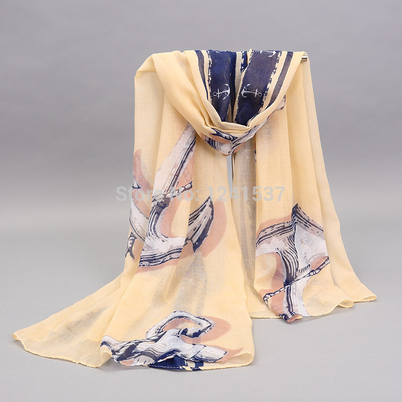 Spring 2015 New Nice Scarves & Wraps Vntage Blue C...