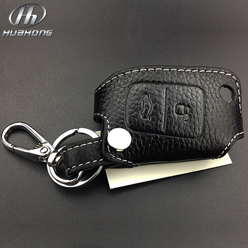 Car PU leather key case cover keyring decoration p...