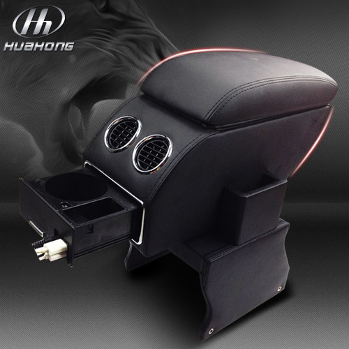 Car leather Armrests box Store content box storage...