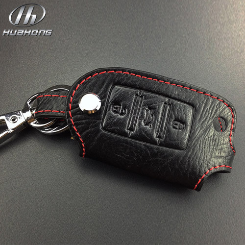 Car Key cover Rings PU leather keyring case produc...