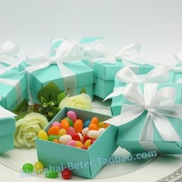Tiffany Blue Giftbox Design Favor Box