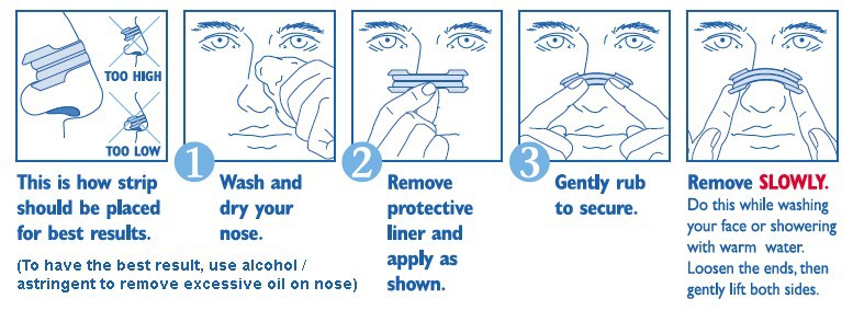 Как применять носовые полоски