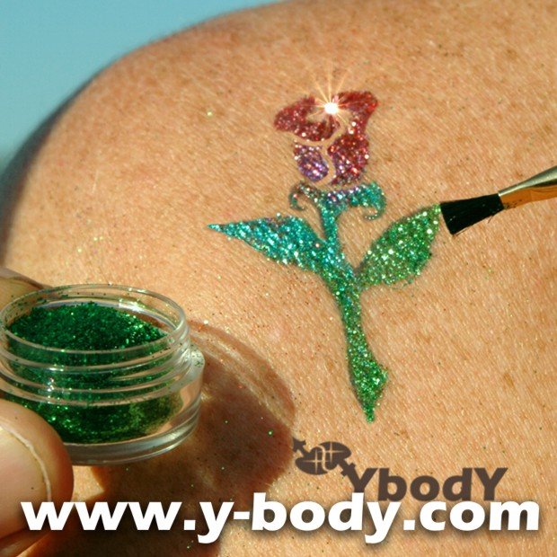 Glitter Tattoo kit-Do It Yourself, water resistant, safe to use and always 