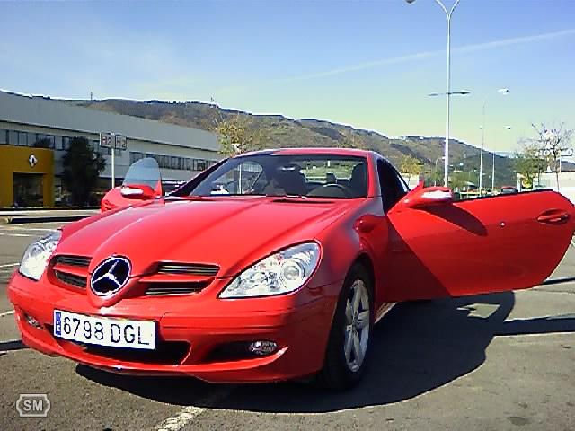 Coche usado de Mercedes Slk 200 Cabrio Rojo Ferrari05