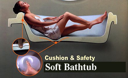 bathtub cushions