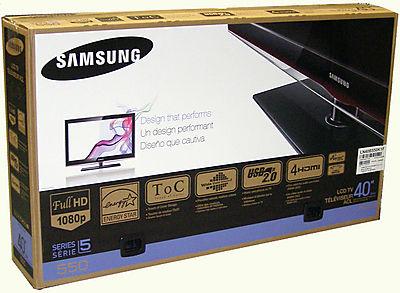 Tv Lcd Samsung 40 Serie 5 Modelo 550 Full Hd 4 Hmdi Usb - 5788399 