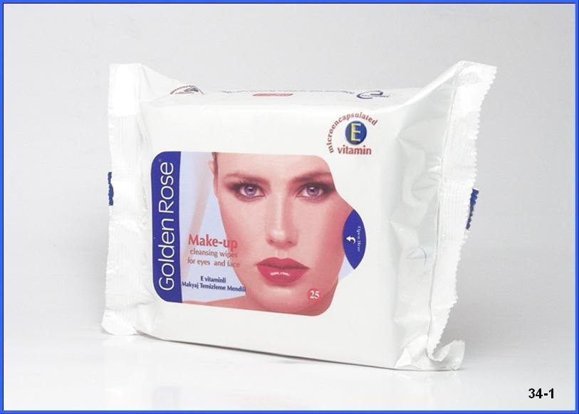 Golden Rose wet wipes towel makeup remover