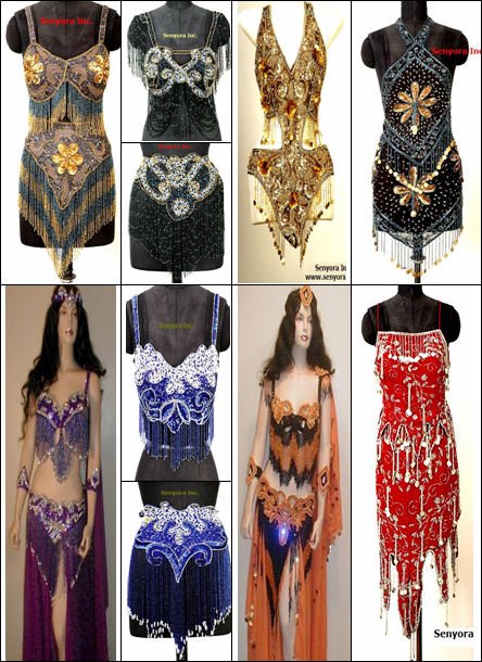 Belly Dance Costumes. a couple outfits for ya! ;-)