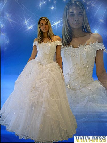 White Ball Gown - Wedding Dress