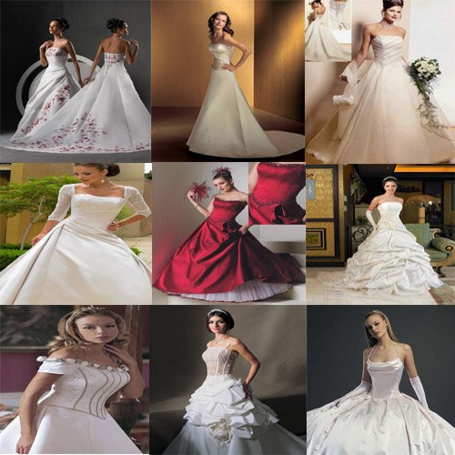 Elegant Wedding Gown Dress For Sexy Women