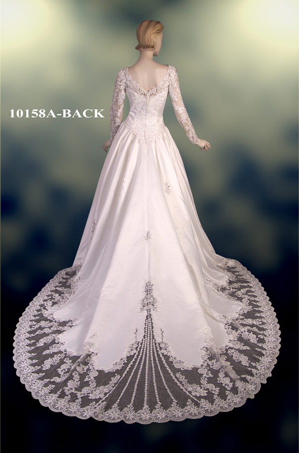 3D model for evening wedding dresses 2009