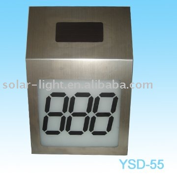 Solar Doorplate Light